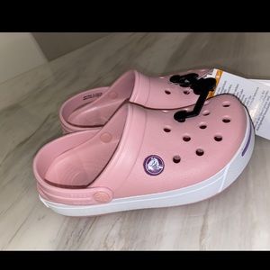 Pink crocs for toddler